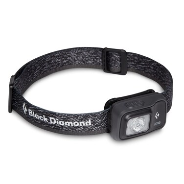 BLACK DIAMOND Astro 300 LED Headlamp, Dimmable Battery Powered IPX4 Rainproof Headlamp for Camping, Hiking, Running, Work, Travel, Graphite