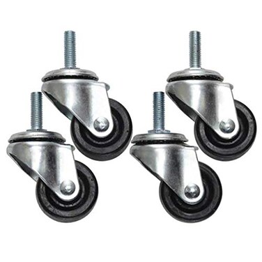 ECHOGEAR Rack Caster Kit - Add Wheels to Your Server Rack in Minutes - Compatible with ECHOGEAR 15U &amp; 20U Racks
