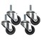 ECHOGEAR Rack Caster Kit - Add Wheels to Your Server Rack in Minutes - Compatible with ECHOGEAR 15U &amp; 20U Racks