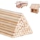 DaTpuik 25PCS Dowel Rods Wood Sticks Wooden Dowel Rods - 1/4 x 12 Inch Unfinished Bamboo Sticks - for Crafts and DIYers
