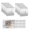 Hinge Repair Cabinet Hinge Repair Plate Kit with Hole,Hinge Repair for Cabinet Door,Hinge Repair Brackets,Fix The Hinged Stainless Steel Door Panels,for Wood, Furniture, Shelves, Cabinet