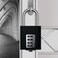 Padlock, Combination Lock, 4 Position Combination Padlock, Long Shackle Padlock for Outdoor, School, Gym, Sports Locker, Fence,