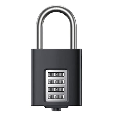 Padlock,Combination Lock,Gym Storage Lock,4 -Digit Combination Lock, Heavy -Duty Lock,Set Your own Combination Lock,Wind -Proof rain Metals,keyless,Corrosion-Resistant Alloy Steel (50MM/2 in. Wide,)