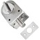 WANLIAN Glass Floor Latch 304 Stainless Steel Knob Sliding Gate Floor Latch Single Bolt Keyless Fit for 10-12mm Thickness Glass Anti-Theft Security Locks (Knob Floor Latch)
