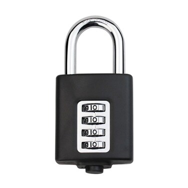 Heavy Duty 4 Digit Combination Lock,PadlockCombination Lock,Indoor and Outdoor Lock,Set Your own Combination Lock,Expand 2 inches.Use Stainless Steel to Complete The Chain,Waterproof Padlock