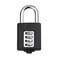 Heavy Duty 4 Digit Combination Lock,PadlockCombination Lock,Indoor and Outdoor Lock,Set Your own Combination Lock,Expand 2 inches.Use Stainless Steel to Complete The Chain,Waterproof Padlock