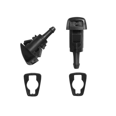 4805742AC Fit for RAM Premium Wiper Washer Nozzles Fit for 2009-2024 Dodge RAM 1500-5500 Trucks Windshield Washer Fluid Jet Nozzle   Easy to Install   2 Pack