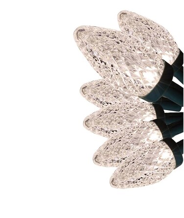 GE StayBright 25 LED C-9 Warm White Lights