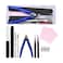 Mandala Crafts Model Tool Kit - Hobby Building Tool Hardware Basic Set with Hobby Clippers Model Tweezers for Plastic Model Car Dollhouse