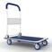 Upgraded Foldable Push Cart Dolly   330 lbs. Capacity Moving Platform Hand Truck   Heavy Duty Space Saving Collapsible   Swivel Push Handle Flat Bed Wagon - Blue