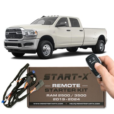 Start-X Remote Starter Kit for 2019-2024 RAM 2500/3500    NOT 1500    Plug N Play    3X Lock to Remote Start