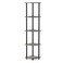 Furinno Turn-N-Tube 5 Tier Corner Display Rack Multipurpose Shelving Unit, 1-Pack, French Oak Grey/Black
