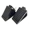 MAXXHAUL 70472 Solid Rubber Heavy Duty Black Wheel Chock 2-Pack, 8" x 4" x 6