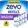 Zevo Flying Insect Refills for Indoor Light Trap: 4 Light Trap Refill Cartridges Capture Fruit Flies, Gnats and Houseflies (4 Cartridges)