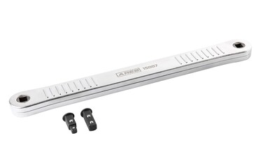 ARES 15007 - Offset Extension Wrench - Includes 1/4-Inch &amp; 3/8-Inch Square Drive Adapters - 0 Degree Swing Arc for Access to Confined Fasteners - For Use with Impact &amp; Pneumatic Wrenches