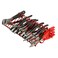 ARES 62003 - Red 16-Slot Plier Rack - Keep Pliers Organized in Tool Drawer - 3/4-Inch Slots Fit Most Pliers - PVC Coating Protects Pliers and Prevents Slippage