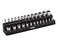ARES 70233-26-Piece 1/4-Inch Metric Magnetic Socket Organizer - Holds 13 Standard Size and 13 Deep Size Sockets - Keeps Your Tool Box Organized