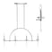 JONATHAN Y JYL7401A Doris 41" 4-Light Linear Metal/Crystal LED Pendant Farmhouse Contemporary Transitional Dimmable Dining Room Living Room Kitchen Foyer Bedroom Hallway, Chrome