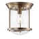JONATHAN Y JYL7440A Savannah 10.25" Metal/Glass LED Flush Mount, Traditional,Transitional, Dimmable, 2700K Cozy Warm Light Kitchen,Hallway,Bathroom,Stairwell, Brass Gold