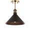 JONATHAN Y JYL9511A Nick 11" Metal LED Semi-Flush Mount, 2700K, Farmhouse, Transitional, Traditional, Rustic, Industrial, Coastal, Office, Living Room, Hallway, Foyer, Oil Rubbed Bronze/Brass Gold