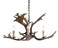 JONATHAN Y JYL6303A Eldora 27" Adjustable Resin Antler 3-Light LED Chandelier,Rustic, Cottage, Transitional, Dimmable Dining Room, Living Room, Kitchen, Foyer, Bedroom, Brown