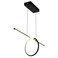 JONATHAN Y JYL7029B Ali 34.5" Dimmable Adjustable Integrated LED Metal Linear Pendant Minimalistic Modern Contemporary Dining Room Living Room Kitchen Foyer Bedroom Hallway, Black
