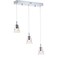 JONATHAN Y JYL7037A Alain 19.5" 3-Light Adjustable Cascading Metal Integrated LED Pendant Contemporary Glam Scandinavian Modern Dimmable Dining Room Living Room Kitchen Commercial Office, Chrome
