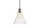 JONATHAN Y JYL3514A Goldwater 7.5" Adjustable Drop Metal/Glass LED Pendant Farmhouse Contemporary Dimmable Dining Room Living Room Kitchen Foyer Bedroom Hallway, Brass Gold