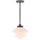JONATHAN Y JYL3517C Kurtz 9.5" Adjustable Drop Metal/Glass LED Pendant Contemporary Transitional Dimmable Dining Room Living Room Kitchen Foyer Bedroom Hallway, Oil Rubbed Bronze