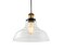 JONATHAN Y JYL3522A Litchfield 11" Farmhouse Metal/Glass LED Pendant Contemporary Transitional Dimmable Dining Room Living Room Kitchen Foyer Bedroom Hallway, Brass Gold