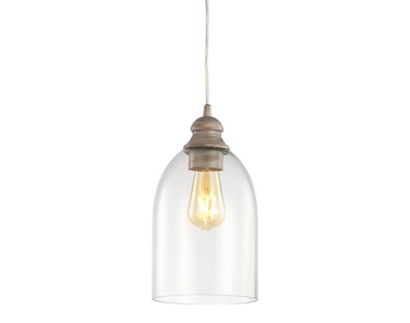 JONATHAN Y JYL3523A Fontaine 6.25" Adjustable Farmhouse Greige Glass LED Pendant Rustic Modern Industrial Dimmable Dining Room Living Room Kitchen Foyer Bedroom Hallway