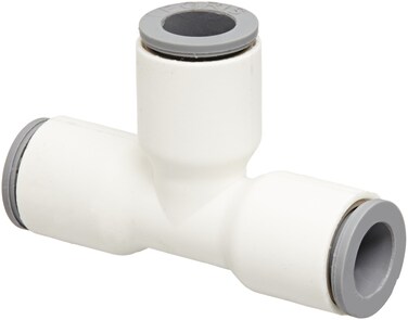 Legris 6304 56 00WP2 LIQUIfit Push-to-Connect Fitting, Union Tee, 1/4" Tube OD