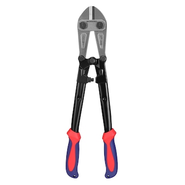 WORKPRO W017004A Bolt Cutter, Bi-Material Handle with Soft Rubber Grip, 14", Red&amp;Blue