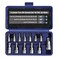 WORKPRO 13-Piece Torx Bit Socket Set T8-T60, 1/4", 3/8" and 1/2" Drive, S2 Steel 6 Point Star Bits and CR-V Sockets with Storage Case For Hand Use Work On Cars, Trucks