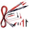 KAIWEETS Soft Silicone Electrician Test Leads Kit CAT III 1000V &amp; CAT IV 600V with Alligator Clips and Needle Probe for Fluke/AstroAI/INNOVA Multimeter Electronic Clamp Meter 9PCS