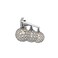 JONATHAN Y JYL7536A Maeve 23" 3-Light Iron/Glass Contemporary Glam LED Vanity Light Glam Transitional Art Deco 2700K LED 2W Bulbs Included Bathroom Hallway Living Room Bedroom Mirror Cabinet, Chrome
