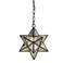 JONATHAN Y JYL9072A Stella 12" Moravian Star Metal/Mercury Glass LED Pendant Glam Dimmable for Kitchen Hallway Bathroom Stairwell, Oil Rubbed Bronze