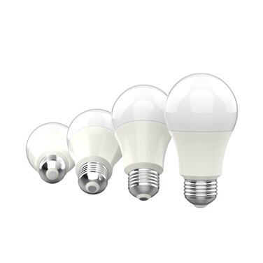 JONATHAN Y BLB-A19A-SET4 Modern Non-Dimmable LED Edison Glass Bulbs, 9W, Equivalent 60W, E26 Base, 80+ CRI, A19 Warm White 2700K, 805 Lumens for Bedroom, Living Room, Office, White, Pack of 4