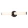JONATHAN Y JYL7119C Brooks 20.13" 1-Light Industrial Mid-Century Iron Integrated LED Vanity Light Modern, Contemporary, Vintage Bathroom Hallway Living Room Bedroom Mirror Cabinet, Oil Rubbed Bronze