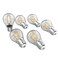 JONATHAN Y BLB-G45A-SET6 Classic Non-Dimmable LED Edison Glass Bulbs, 4W, Equivalent 40W, E26 Base, 80+ CRI, G45 Warm White 2700K, 420 Lumens for Bedroom, Living Room, Office, Clear, Pack of 6