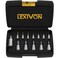 LEXIVON HEX Bit Socket Set, Premium S2 Alloy Steel   13-Piece Metric 2mm - 14mm Set   Enhanced Storage Case (LX-141)