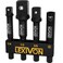 LEXIVON Impact Socket Adapter &amp; Magnetic Bit Holder Set   4 Pieces of 1/4-Inch Hex Shank Extension to 1/4", 3/8", and 1/2" Drive   Includes Organizer Rack (LX-104)