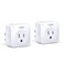 TP-Link Tapo Smart Plug Mini, Smart Home Wifi Outlet Works with Alexa Echo &amp; Google Home, No Hub Required, New Tapo APP Needed (P100 2-pack)