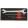 ARES 33042-5-Piece SAE Ultra-Thin Profile Double Open-End Wrench Set - Sizes 1/4-7/8-Inch - Chrome Vanadium Steel Construction with Mirror Polish Chrome Finish - EVA Foam Storage Tray