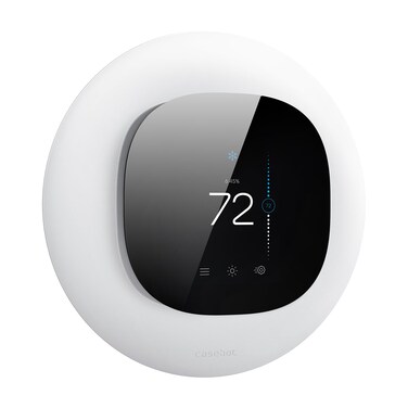 CaseBot Wall Plate for Ecobee3 Lite / Ecobee3 SmartThermostat, Practical Trim Kit, Easy Installation, Durable Polycarbonate Material, Stylish Design (White)