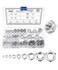 Mr. Pen- Metric Hex Nuts Assortment Kit, 370 pcs, Stainless Steel, Metric Nut Assortment 9 Sizes (M2 M3 M4 M5 M6 M8 M10 M12), Hardware Nuts, Metric Nuts, Machine Nuts, M6 Nut Set, M3 Nuts, M8 Nut