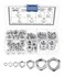 Mr. Pen- Metric Hex Nuts Assortment Kit, 145 pcs, Stainless Steel, Metric Nut Assortment 7 Sizes (M3 M4 M5 M6 M8 M10 M12), Hardware Nuts, Metric Nuts, Machine Nuts, M6 Nut, M3 Nuts, M8 Nut, M4 Nuts