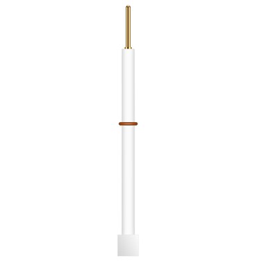 stonylab Nickel Electrode, 10x10x0.1 mm Laboratory Electrolytic Cell Nickel Electrode with PTFE Body Compatible with stonylab Electrolytic Cell
