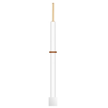 stonylab Silver Sheet Electrode, 10x10x0.2 mm Silver Sheet PTFE Body Electrode Laboratory Electrolytic Cell Electrode Compatible with stonylab Electrolytic Cell