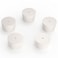 stonylab Solid Rubber Stopper with Single Hole, 5-Pack 9# Air-Tight Control Tapered Lab Seal Stopper